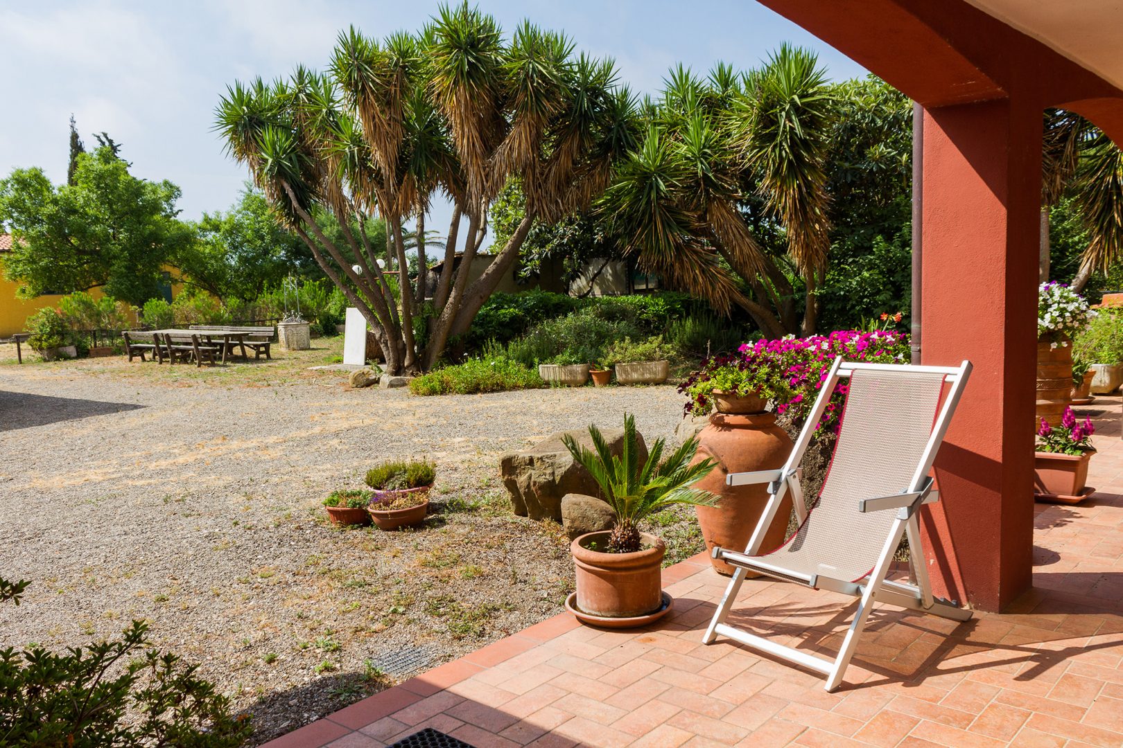 Agriturismo Le Vigne a Castiglione della Pescaia, Patio Esterno